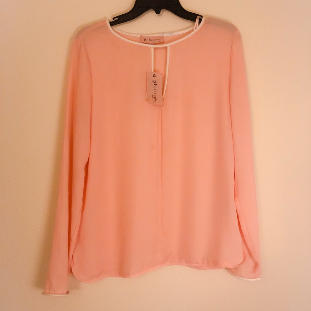 Philosophy Pink Blouse NWT